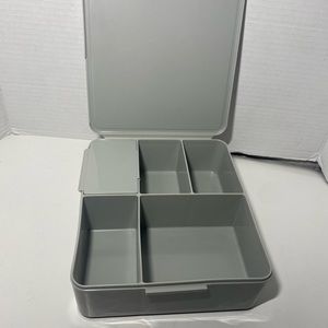 Pottery Barn Kids Spencer Bento Lunch Box Gray